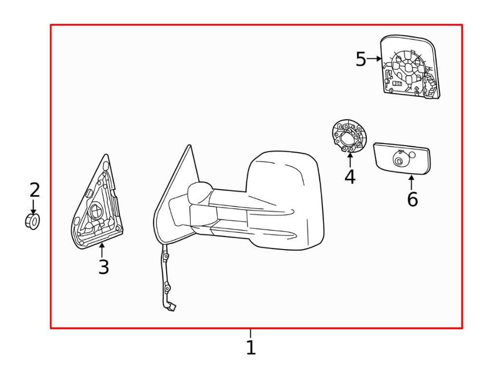 14-18 Chevrolet Silverado 1500 Work Truck 2WT Left Rear View Mirror AfterMarket - Alshned Auto Parts