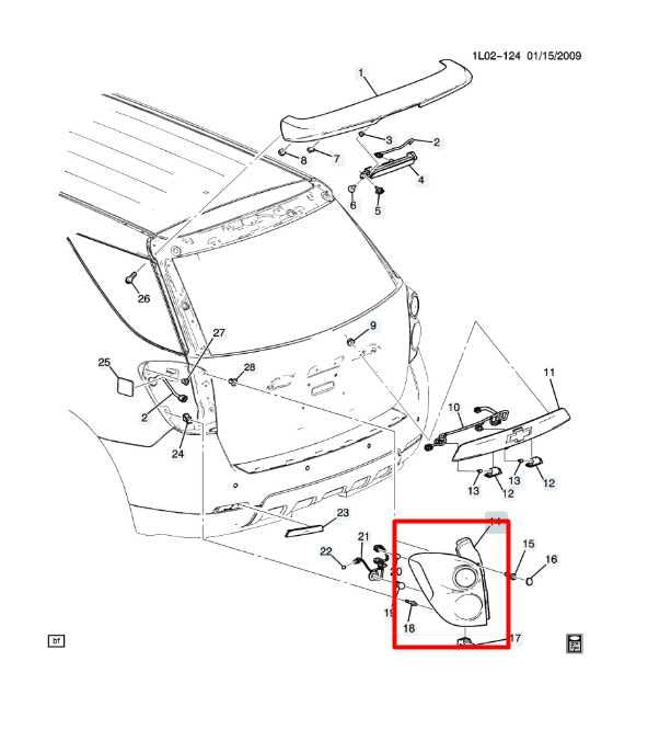 2010-15 Chevrolet Equinox LT Rear Passenger Right Side Tail Light Lamp 23267749 - Alshned Auto Parts