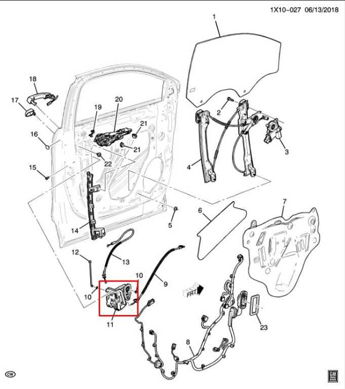 2018-24 Chevrolet Equinox LT Front Right Passenger Side Door Lock Latch Actuator1