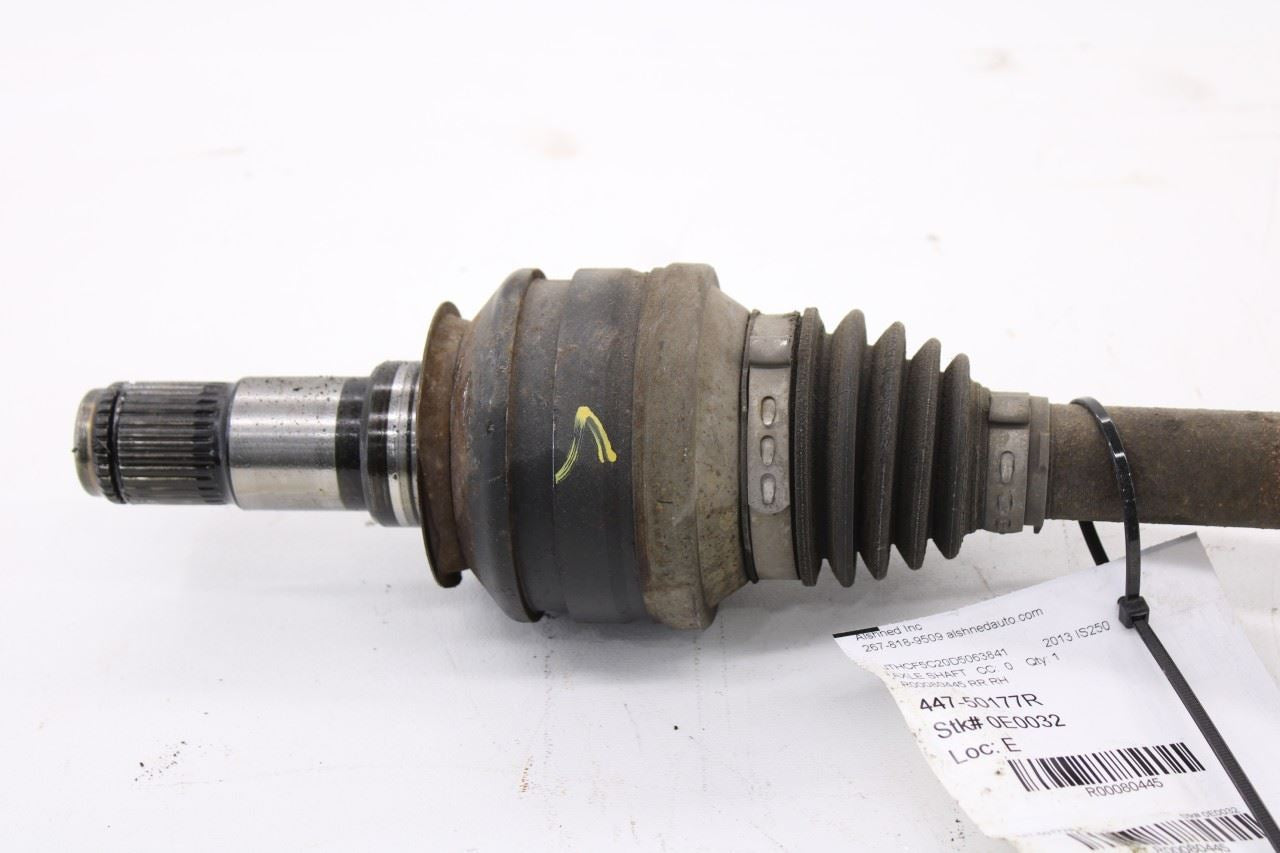 2006-2015 Lexus IS250 AWD Rear Right Passenger Side CV Axle Drive Half Shaft - Alshned Auto Parts