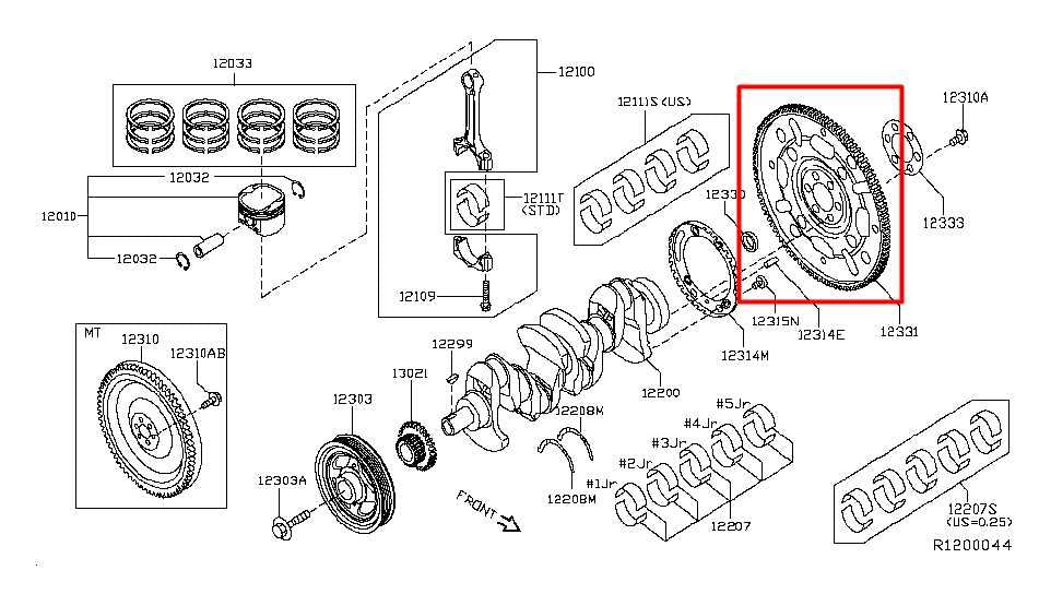 2013-2019 Nissan Sentra SV 1.8L FWD Flywheel Drive Flex Plate 12331-ED00A OEM - Alshned Auto Parts