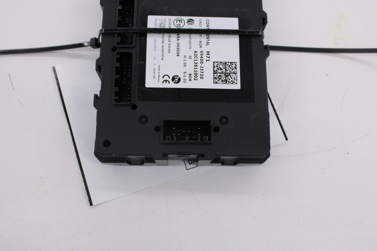 2019-2021 Hyundai Veloster Body Computer Control Module BCM BCU 95400-J3720 OEM3