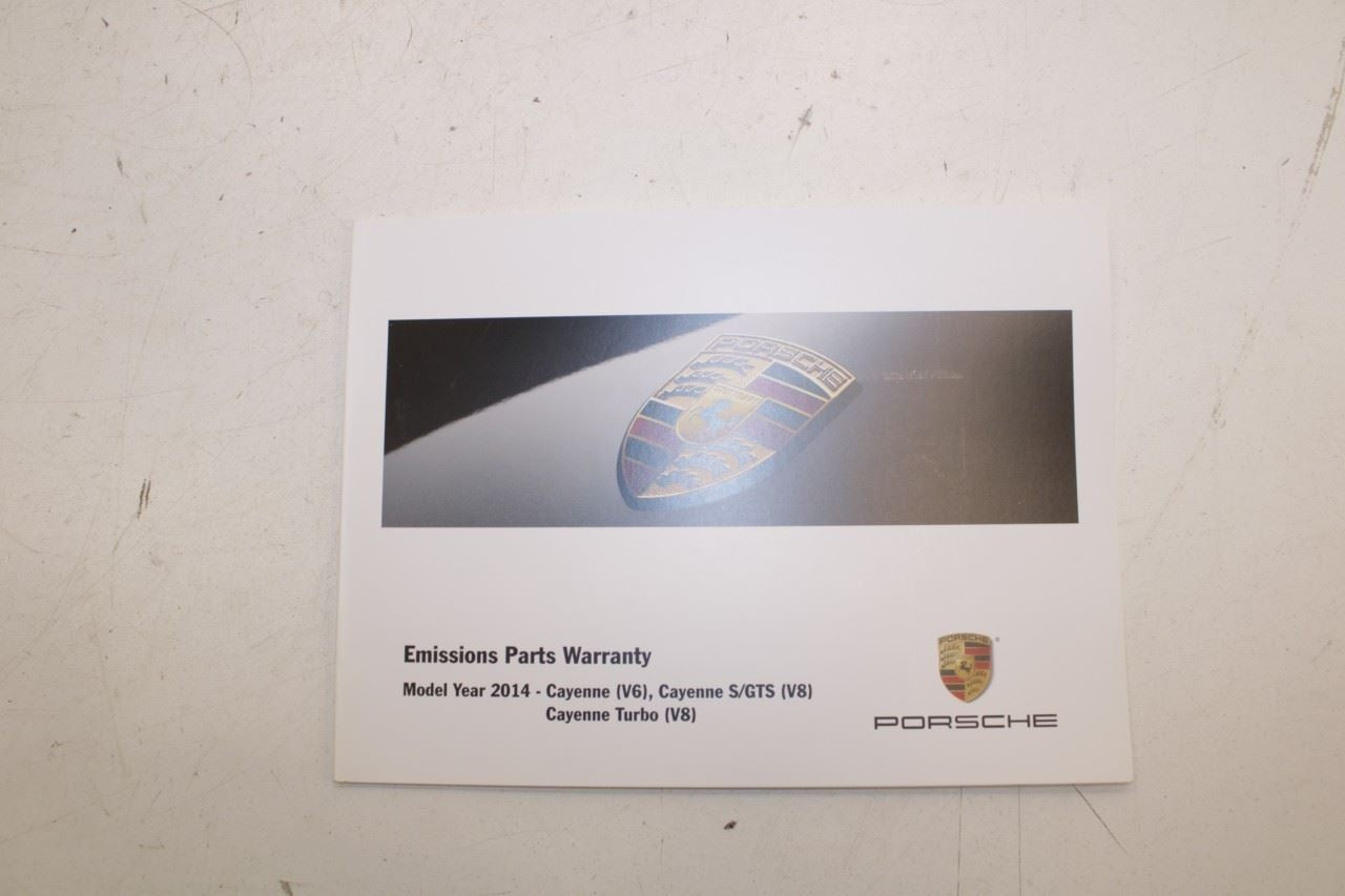 2014 Porsche Cayenne Platinum Owners Manual Set with Case R73999 - Alshned Auto Parts