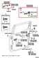 15-23 Toyota Tacoma Limited 3.5L Rear Passenger Right Side Door Exterior Handle - Alshned Auto Parts