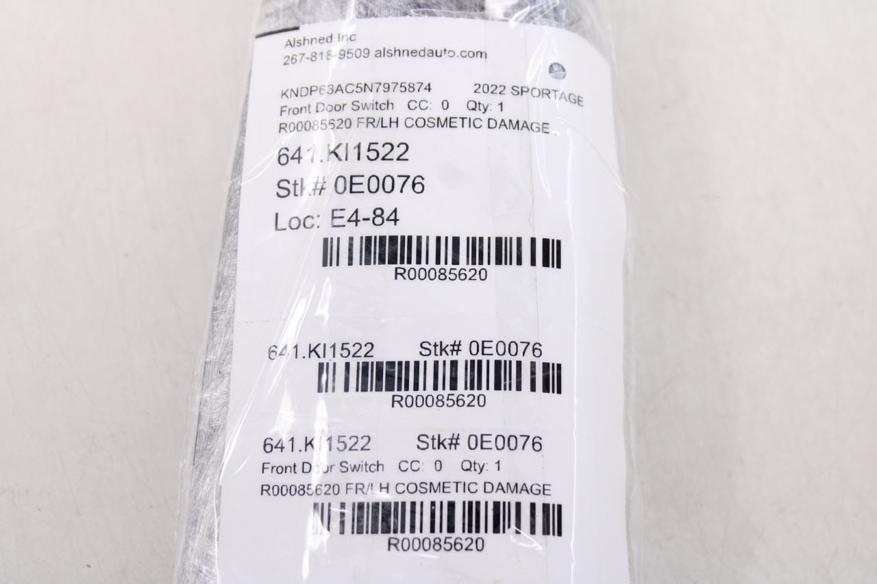 2016-2022 KIA Sportage Nightfall Front Left Side Door Master Window Switch OEM20