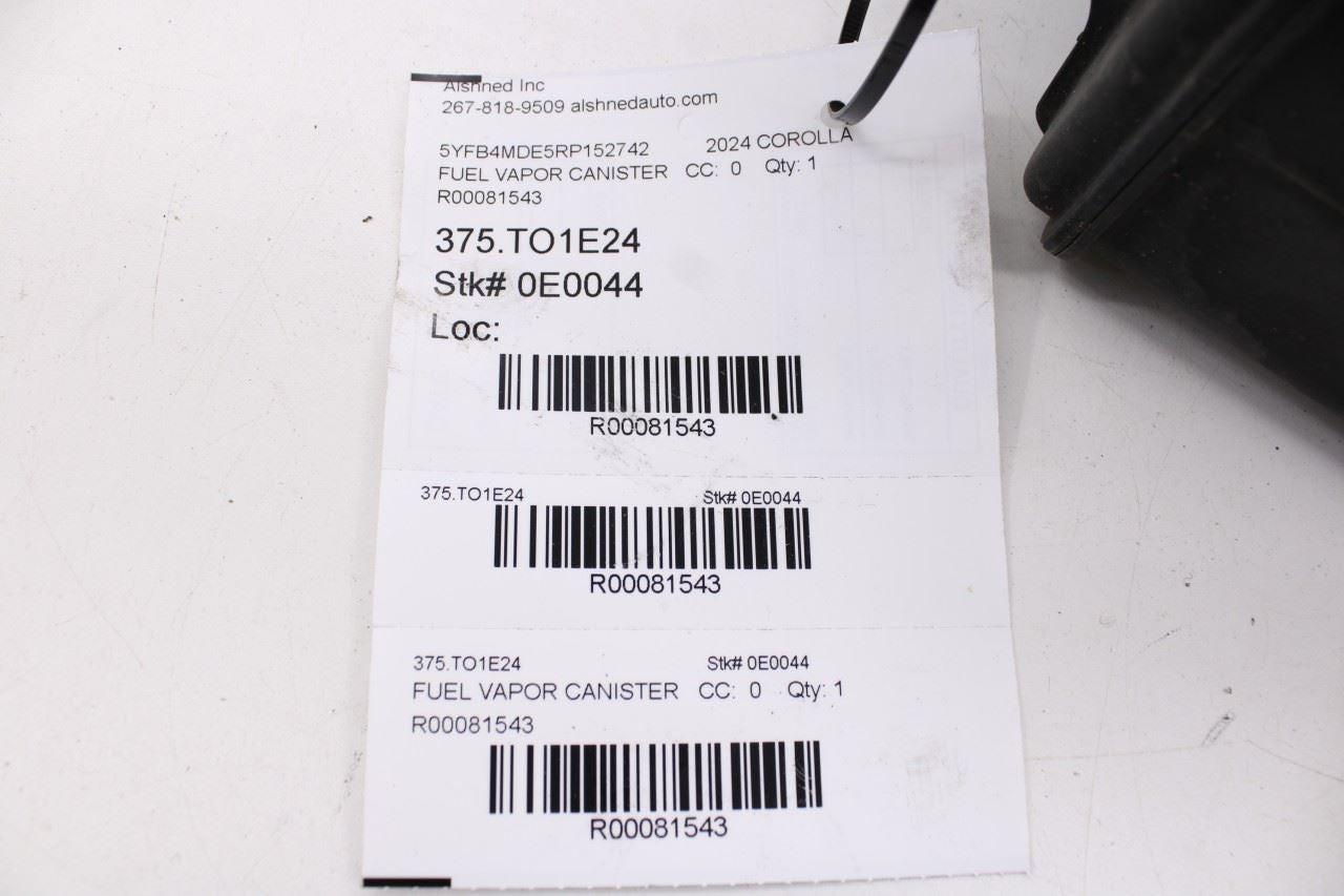 2019-2024 Toyota Corolla LE 2.0L Fuel Vapor Evaporator Emission Canister OEM12