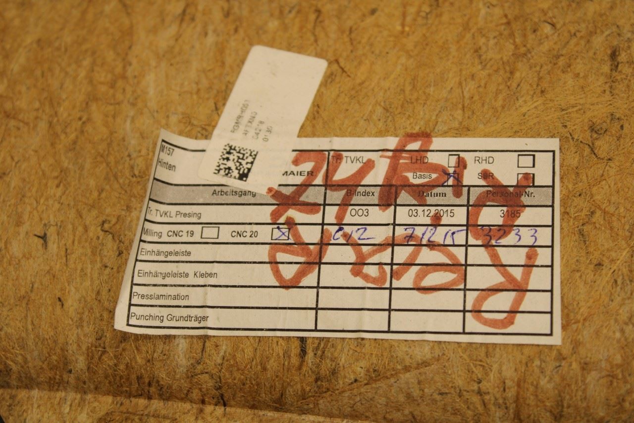 2014-2020 Maserati Ghibli S Q4 Rear Right Passenger Door Trim Panel 670049692 - Alshned Auto Parts