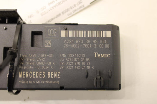 2007-2013 Mercedes-Benz S550 Trunk Release Remote Open Close Control Module - Alshned Auto Parts