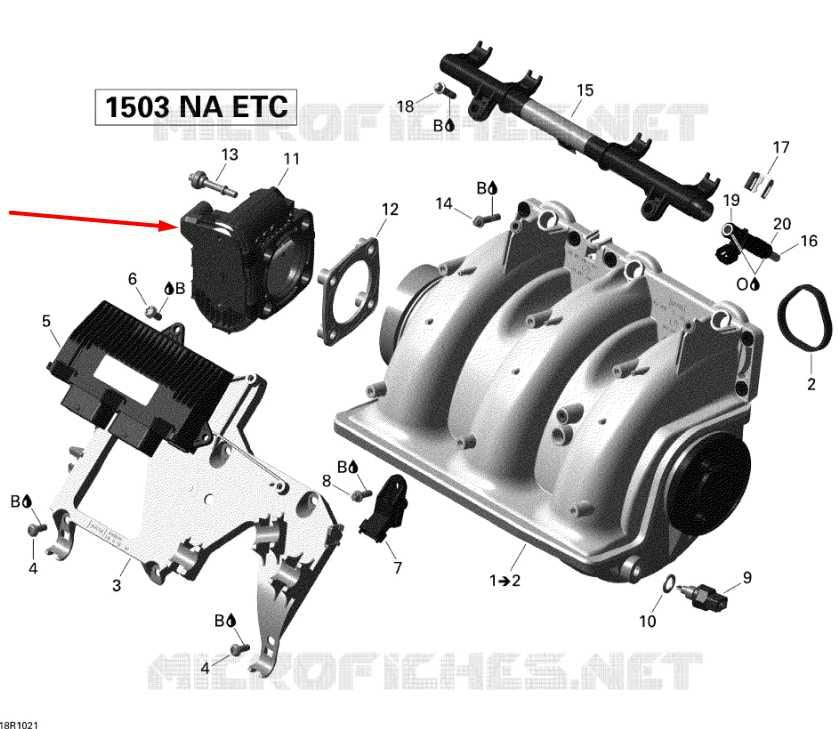 2010-2011 SeaDoo/BRP GTX IS (215) Fuel Injection Throttle Body 420892591 OEM1