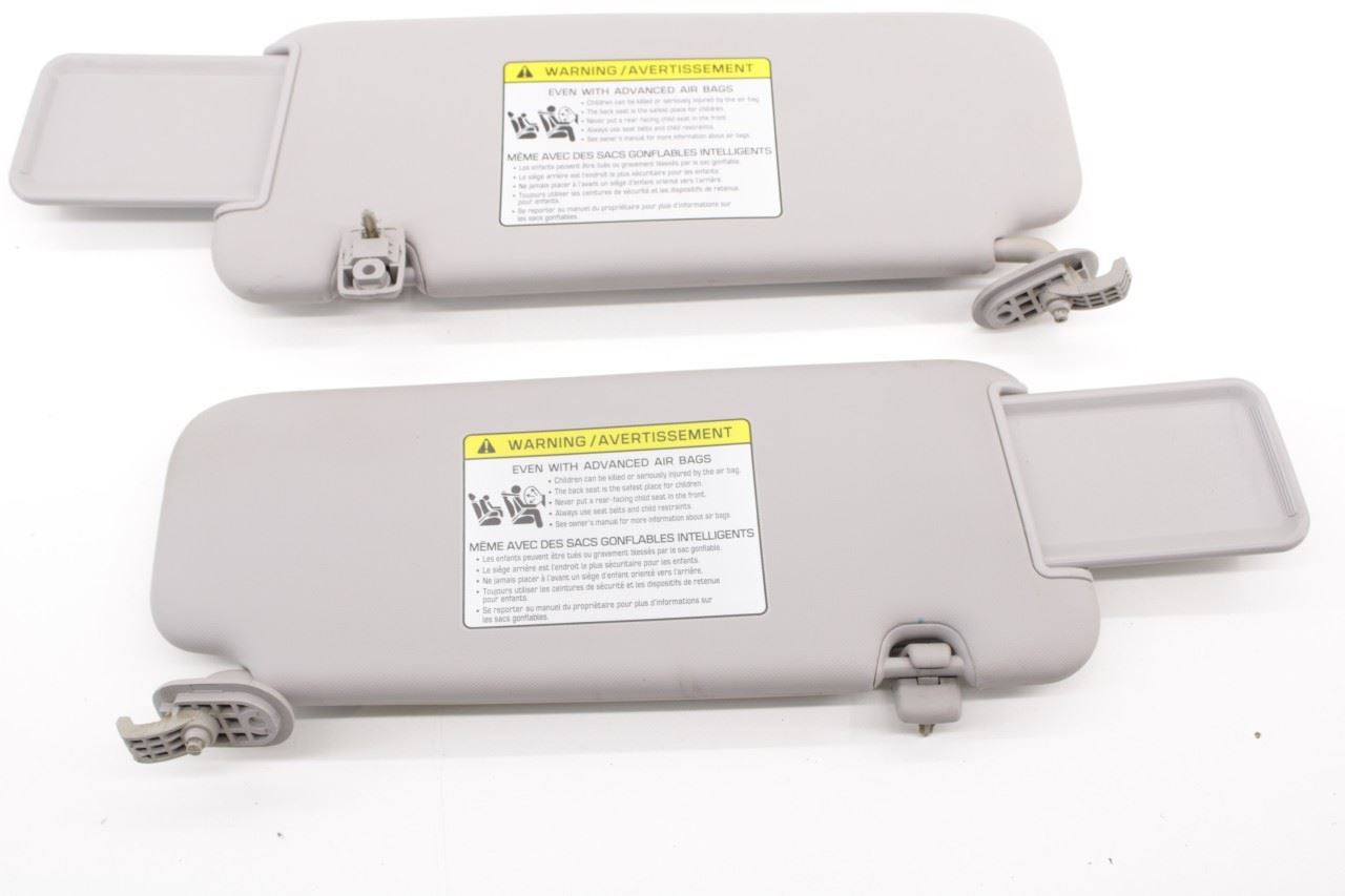 16-20 Hyundai Elantra Value Edition Front RH and LH Side Sun Visor Set w/ Mirror - Alshned Auto Parts