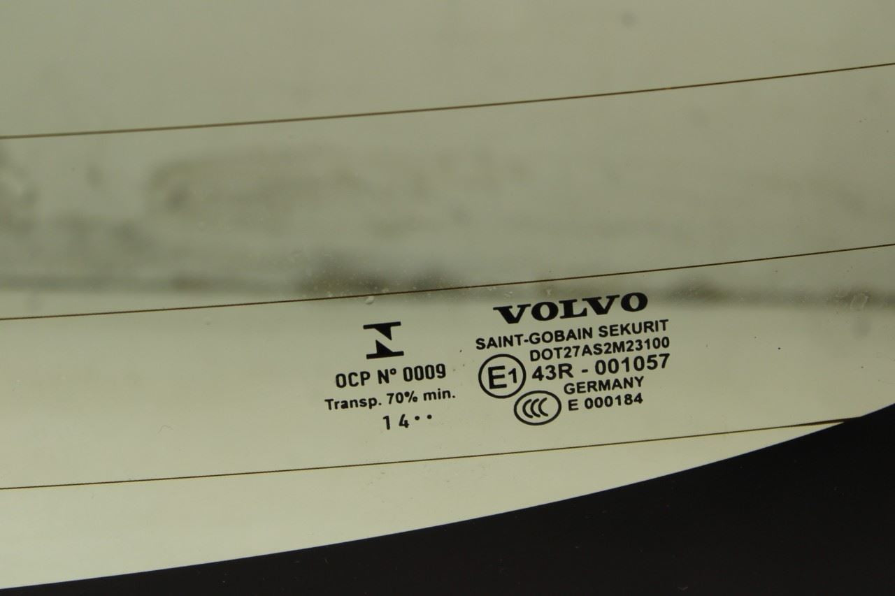 2011-2018 Volvo S60 T5 Premier Rear Back Window Glass 31385406 OEM - Alshned Auto Parts