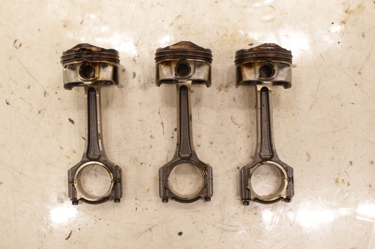 18-21 Ford Ecosport SE 1.0L Engine Piston w Connecting Rod Set of 3 CM5G-6205-FA - Alshned Auto Parts