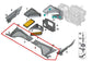 14-18 BMW X5 Front Cowl Windshield Microfilter Housing Cover RH and LH Side Set - Alshned Auto Parts