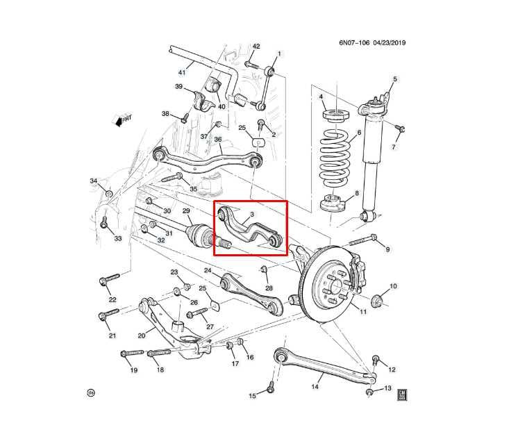 2017-2023 GMC Acadia SLT-1 AWD Rear Right Upper Lateral Control Arm 84817026 OEM - Alshned Auto Parts