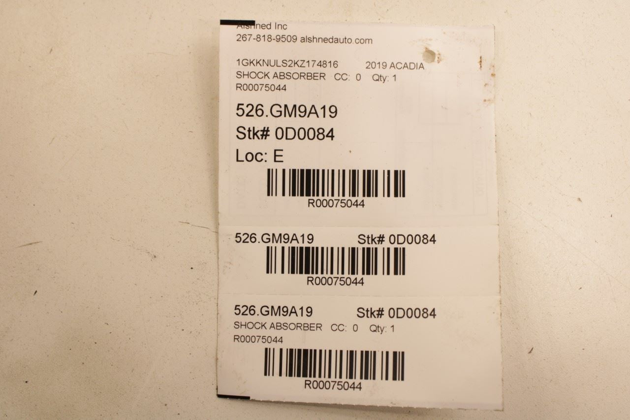 2019-23 GMC Acadia SLT-1 Rear Suspension Right and Left Shock Strut Absorber Set - Alshned Auto Parts