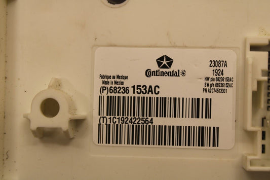 2014 RAM 1500 Crew Cab Laramie 5.7L Body Computer Control Module BCM 68236153AC - Alshned Auto Parts