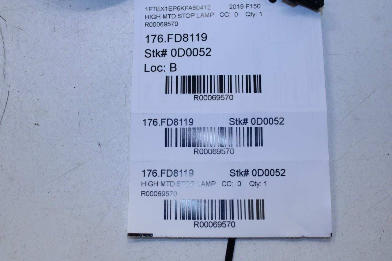 2015-2020 Ford F150 XL Super Cab High Mounted Stop Light Lamp FL3Z-13A613-C OEM - Alshned Auto Parts