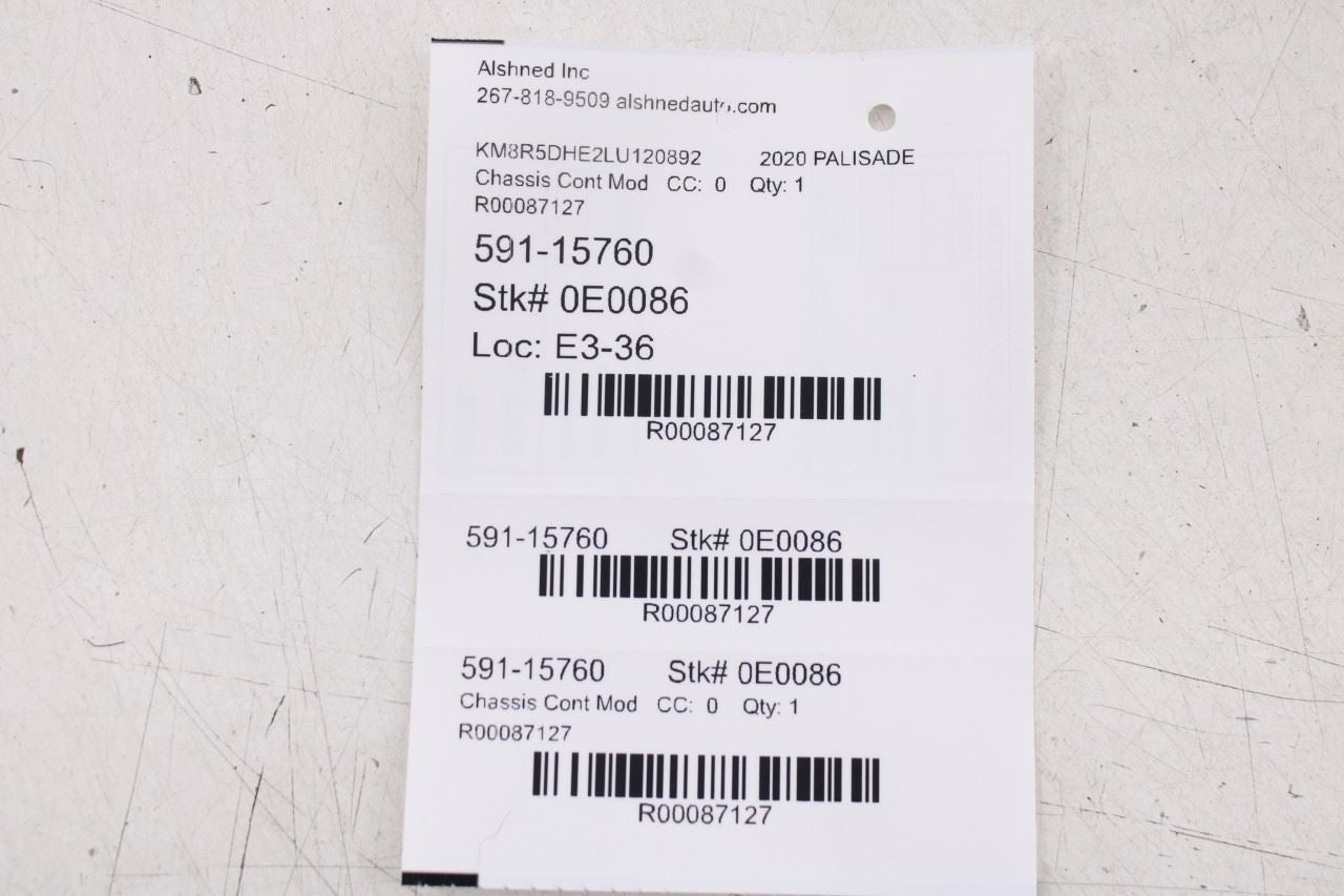 2020-2022 Hyundai Palisade Limited AWD Body Computer Control Module BCM BCU OEM - Alshned Auto Parts