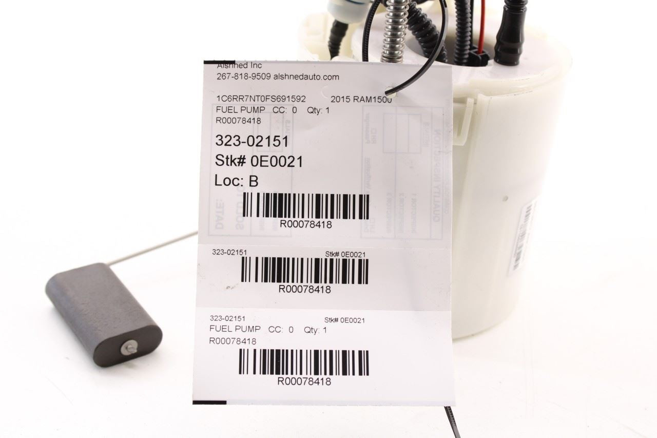 2013-2017 RAM 1500 Laramie 5.7L In Tank Fuel Pump Assembly 68235572AA OEM - Alshned Auto Parts