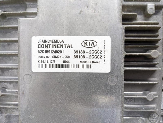 2016-2018 Kia Optima Engine Computer Control Module ECU ECM 39138-2GGC2 OEM - Alshned Auto Parts