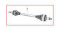 2011-2021 Jeep Grand Cherokee 4WD Rear Right CV Axle Half Shaft 52123521AD OEM - Alshned Auto Parts