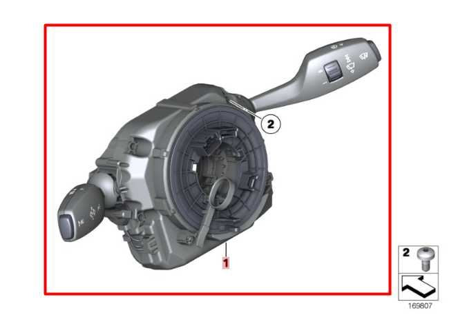 2010-15 BMW 750i xDrive 4.4L AWD Steering Column Light Turn Signal Wiper Switch - Alshned Auto Parts