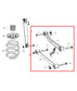 2007-18 Jeep Wrangler Sport 4WD Rear RH and LH Side Lower Upper Control Arm Set - Alshned Auto Parts