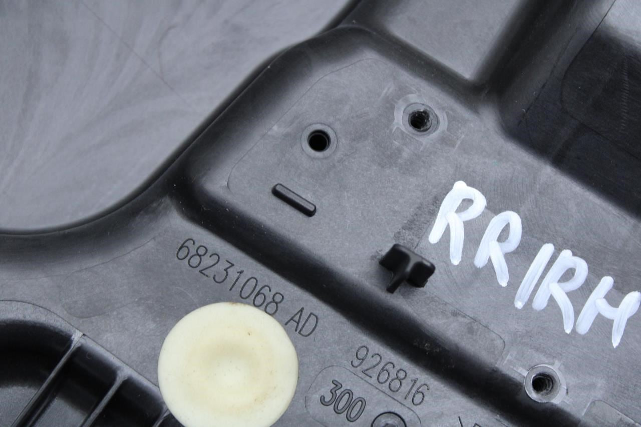 11-21 Jeep Grand Cherokee Rear Right Door Window Regulator w/ Carrier 68231068AA - Alshned Auto Parts