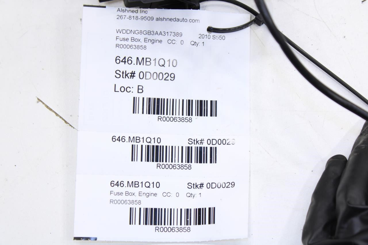 07-10 Mercedes-Benz S550 Under Hood Fuse Relay Junction Box w/ SAM 221-545-16-01 - Alshned Auto Parts