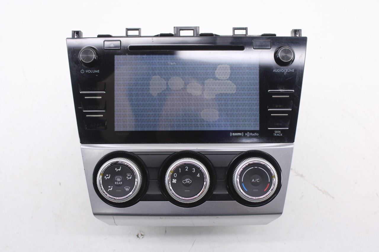 2015 Subaru Impreza Radio Faceplate HVAC Control Panel with Receiver and Display0