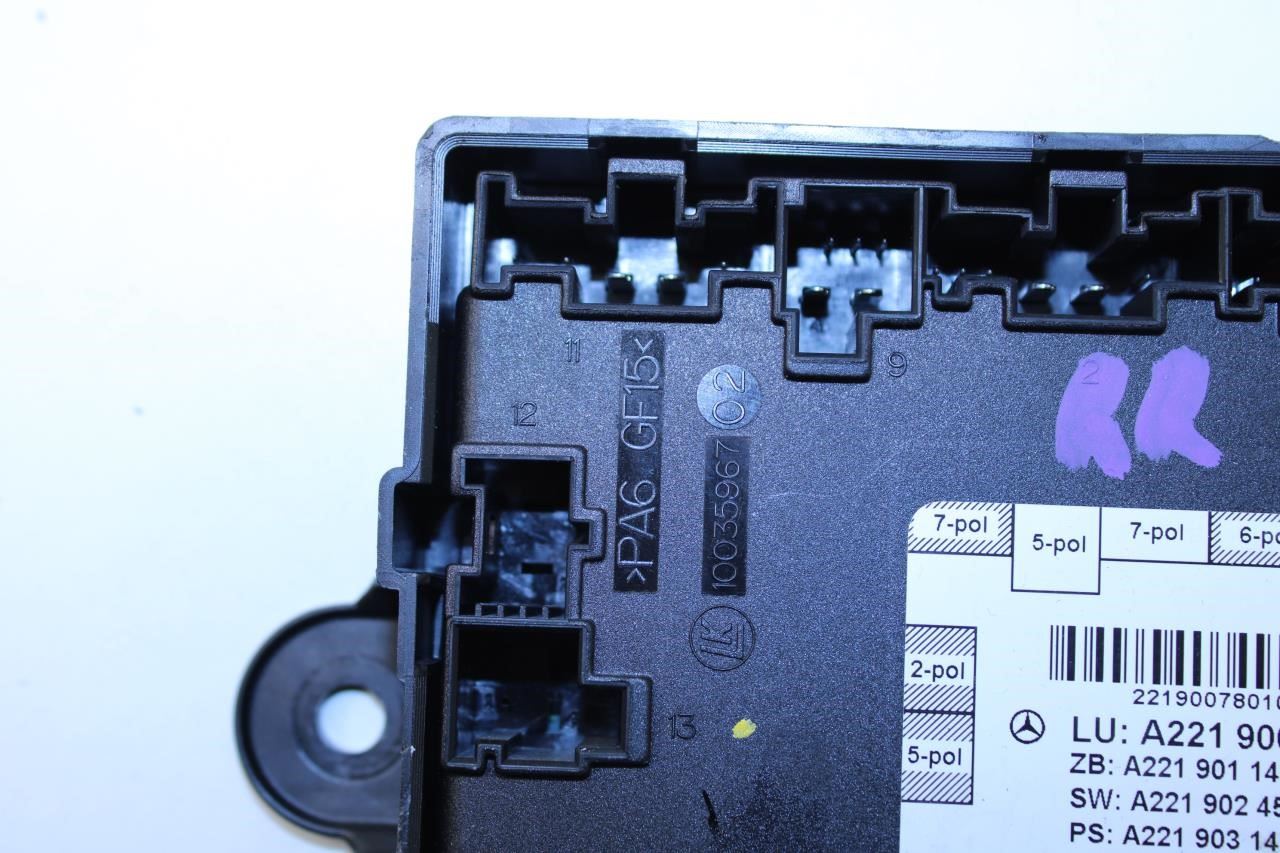 2007-2013 Mercedes-Benz S550 Rear Left Side Door Control Module 221-900-78-01 - Alshned Auto Parts