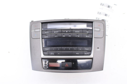 2009-2015 Lexus IS250 Radio Faceplate Temperature Control Panel 84010-53590 OEM - Alshned Auto Parts