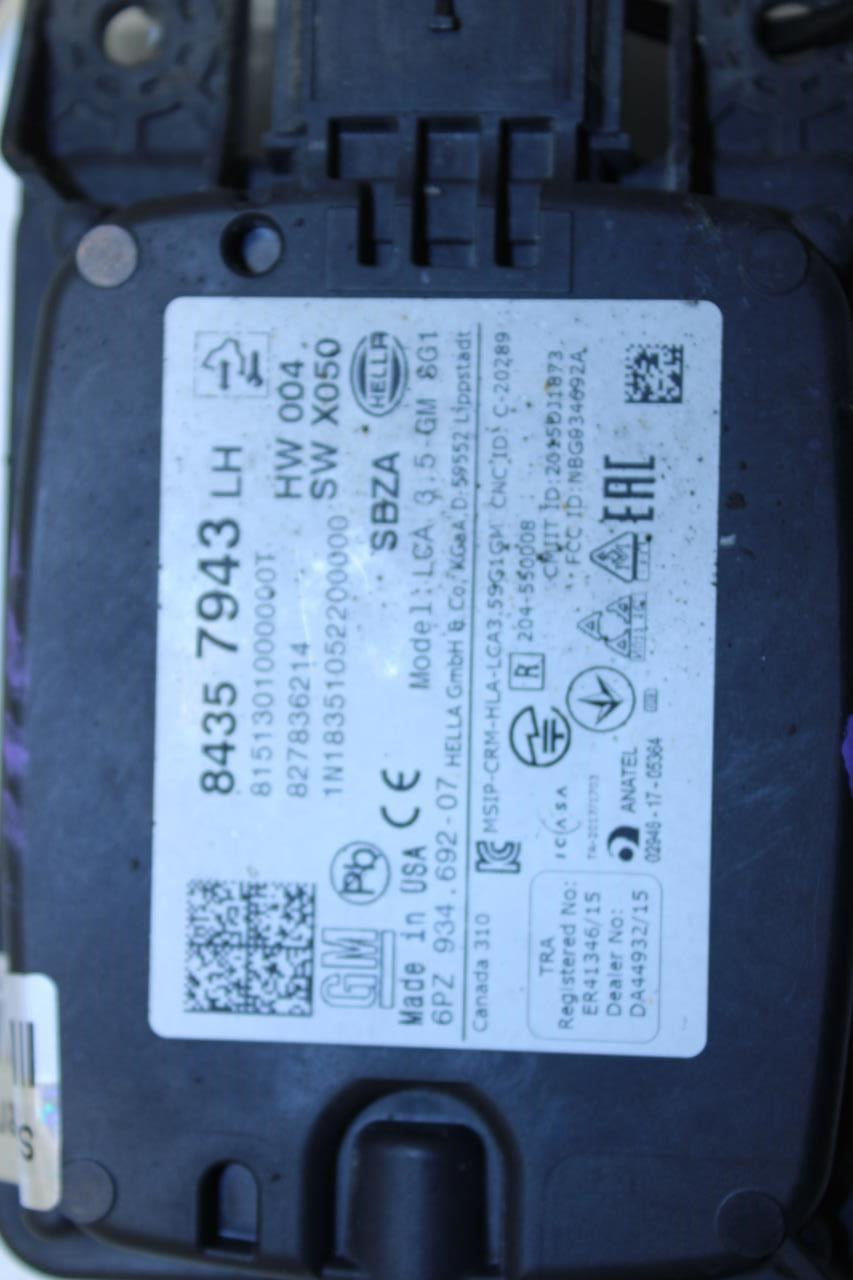 2017-20 GMC Acadia SLT-1 Rear Left Side Blind Spot Detection Radar Sensor Module - Alshned Auto Parts