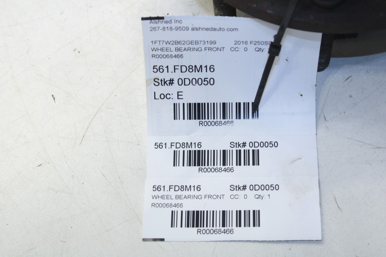 13-2016 Ford F250 Lariat Crew Cab Front Right Side Wheel Hub Bearing DC3Z-1104-J - Alshned Auto Parts