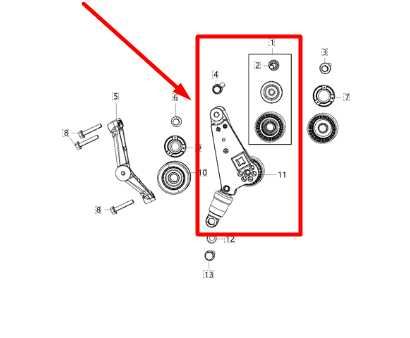 2020-2024 Jeep Gladiator 3.6L Serpentine Belt Tensioner Pulley 05281453AB OEM - Alshned Auto Parts