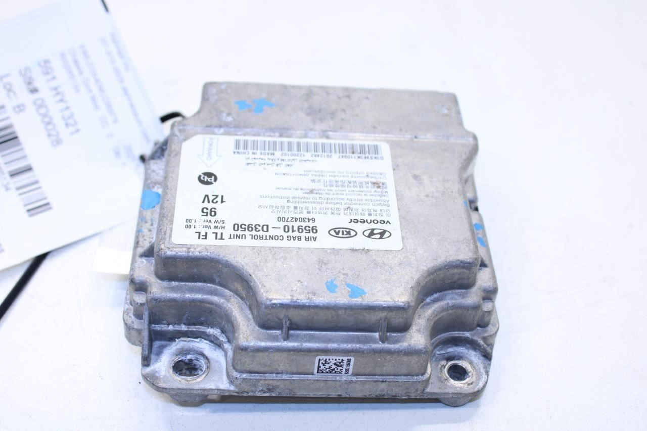 2019-2021 Hyundai Tucson Value Air Bag SRS Restraints Computer Control Module 95910-D3950 OEM - Alshned Auto Parts