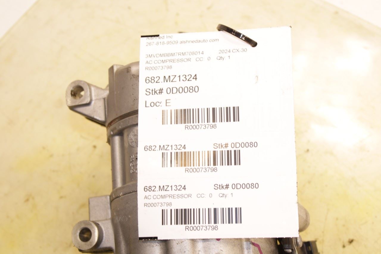 2023-2025 Mazda CX-30 2.5 S 2.5L AC Air Conditioner Compressor BHAA-61-450 OEM - Alshned Auto Parts