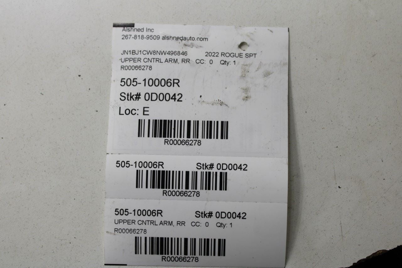 17-22 Nissan Rogue Sport AWD Rear RH Shock Absorber w/ Control Arms Set *ReaD* - Alshned Auto Parts