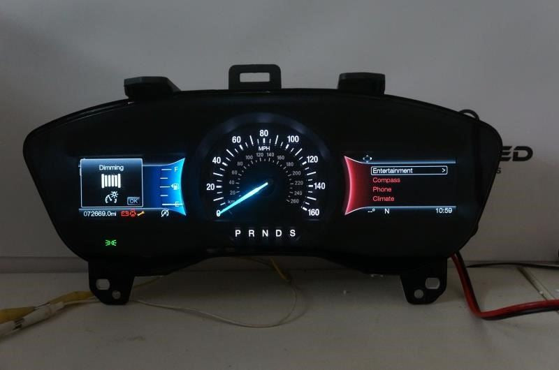 15-16 Ford Fusion Speedometer Gauge Instrument Cluster 72K Mileage FS7T-10849-JC2