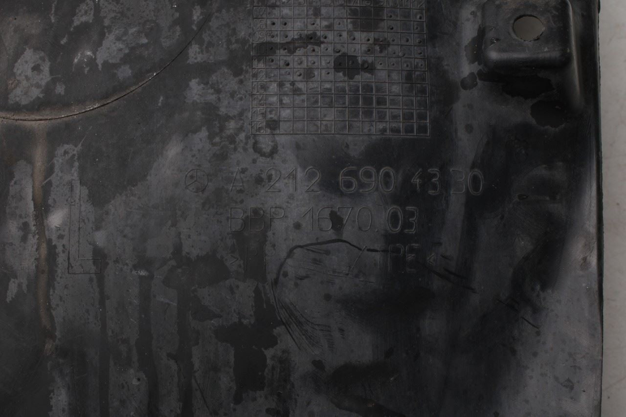 10-13 Mercedes-Benz E350 Sport 4MATIC Front Left Wheelhouse Liner Splash Shield - Alshned Auto Parts