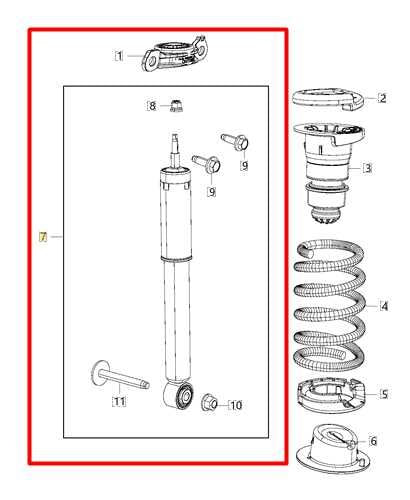 2017-2024 Chrysler Pacifica Rear Right Side Shock Strut Absorber 68231971AH OEM - Alshned Auto Parts