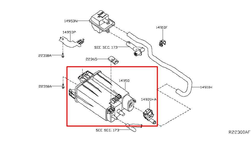 2004-2018 Nissan Maxima 3.5L Fuel Vapor Evaporator Emission Canister 14950-7Y000 - Alshned Auto Parts