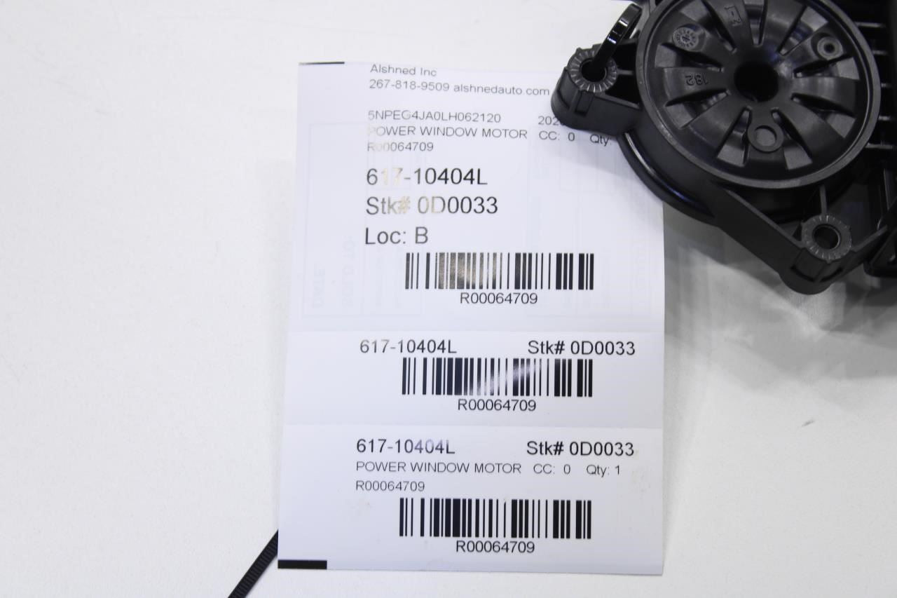 2020-2024 Hyundai Sonata SE Front Left Side Door Power Window Motor 82450-L1010 - Alshned Auto Parts