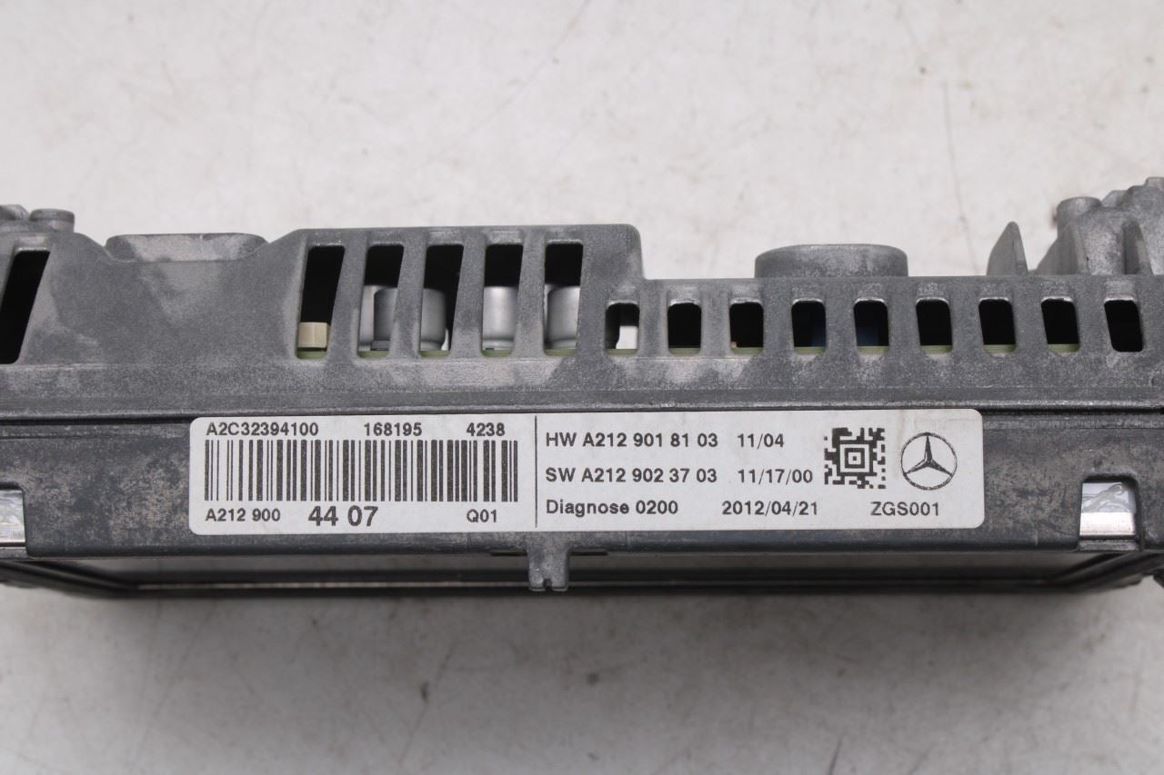10-14 Mercedes-Benz E350 Sport 4Matic Dash Information Display Screen 2129004407 - Alshned Auto Parts