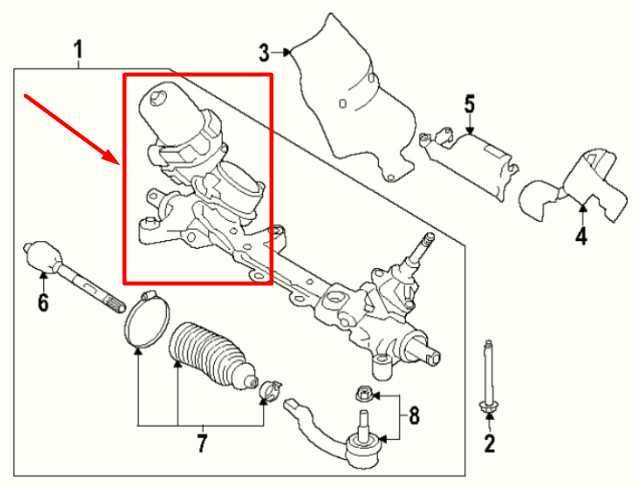 2019-2023 Nissan Altima 2.5L Power Steering Motor 49001-6CA2C OEM - Alshned Auto Parts