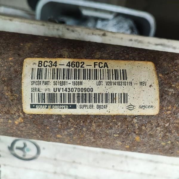 2012-2016 Ford F250SD 4WD Rear Drive Shaft 156'' WB BC34-4602-FCA OEM - Alshned Auto Parts