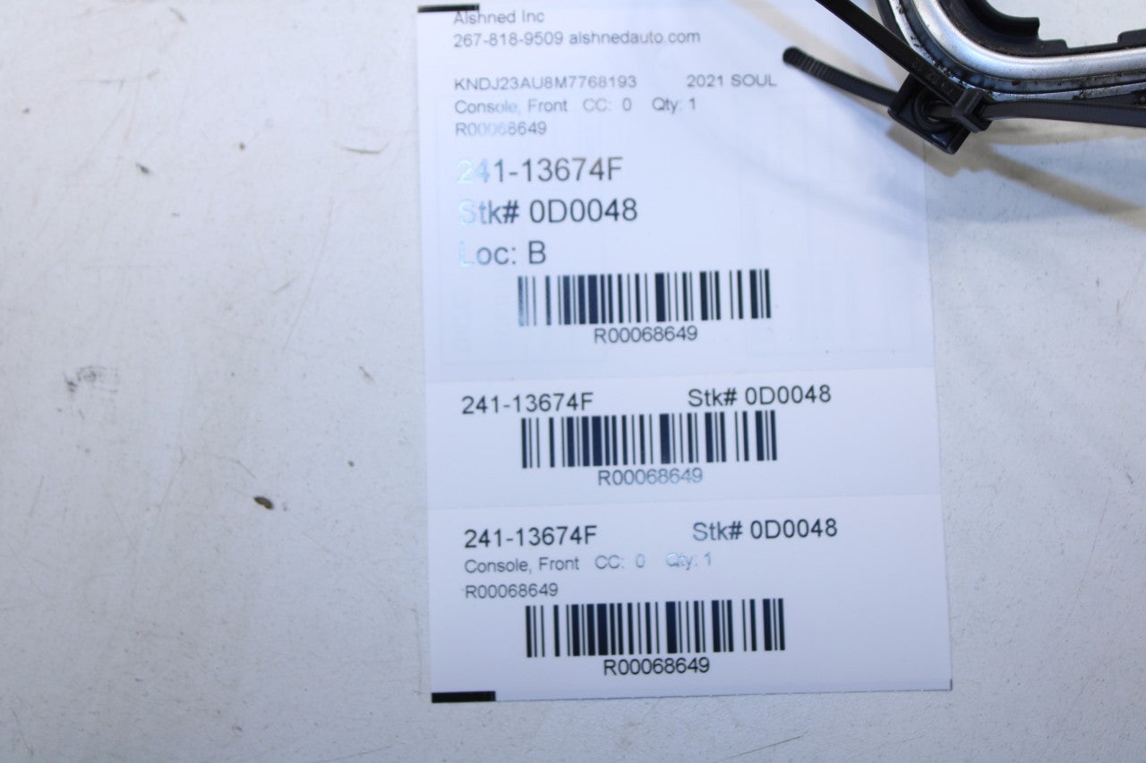 20-22 Kia Soul LX 2.0L Center Console Shifter Bezel Trim w/ Indicator 84655K0030 - Alshned Auto Parts