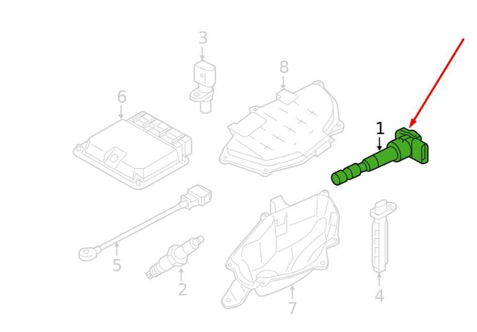 2010-2016 Audi S4 Premium Plus 3.0L Direct Ignition Coil Set of 6 06E-905-115-G - Alshned Auto Parts