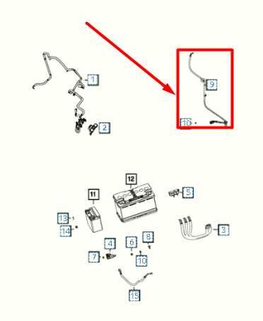 2017-2024 Dodge Durango Positive Battery Cable Wiring Harness 68322414AB OEM - Alshned Auto Parts