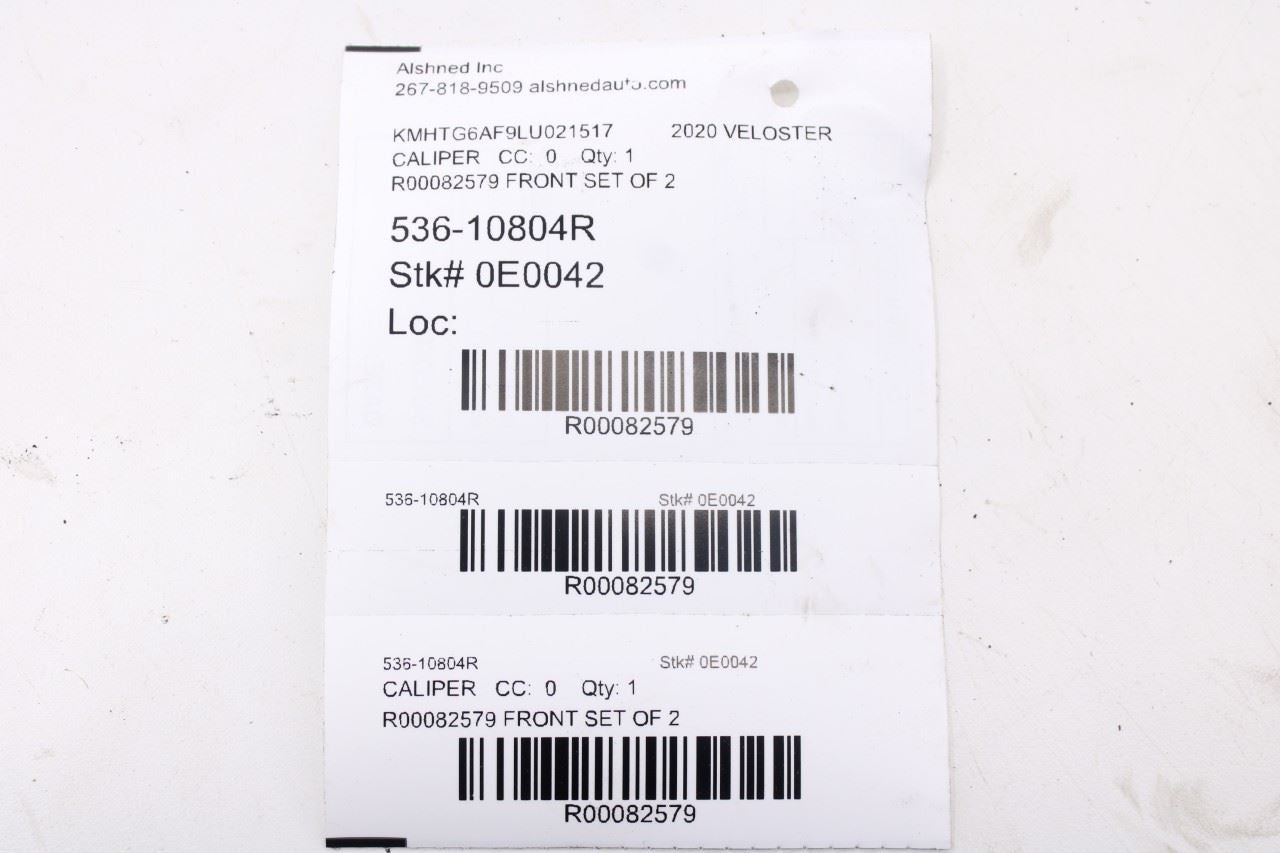 2019-2021 Hyundai Veloster Front Right and Left Driver Side Disc Brake Caliper23